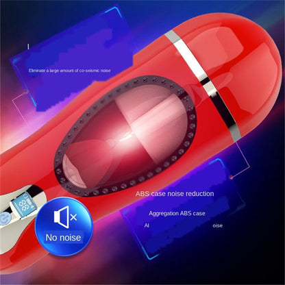 Cock-sucking, tongue-licking male Masturbator Vibrator for men, automatic Oral Deep Throat vagina Masturbator, heating cup, male toy
