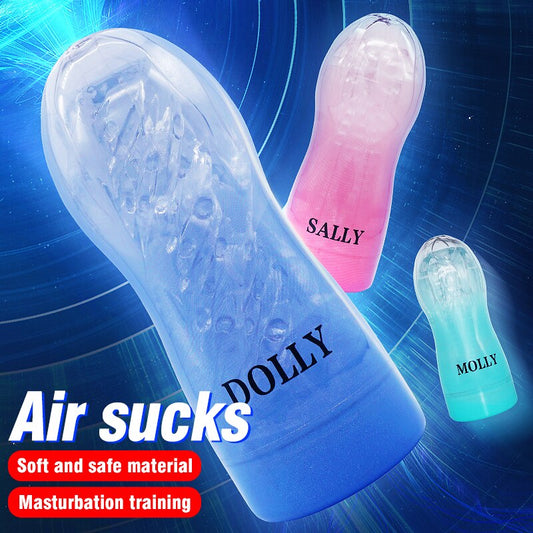 Men Masturbator Cup Soft Pussy Sex Toy Transparent Vagina Adult Endurance Training Accessory Sex Vacuum Pocket Cup for Men