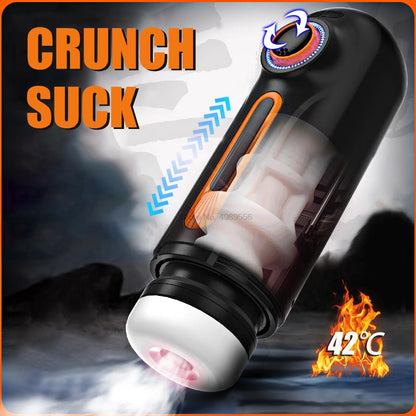 Male Masturbator Upgrade, Vacuum Blowjob Cup, Adult Sex Toy for Men, Masturbation Product, Automatic Sucking Machine