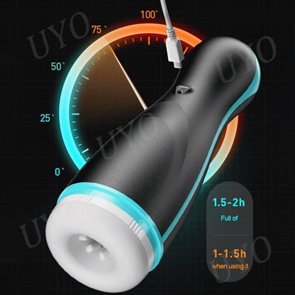 Japanese Masturbator Smart Sucking Penis Heating Artificial Vagina Automatic Deep Throat Fellatio Male Toy