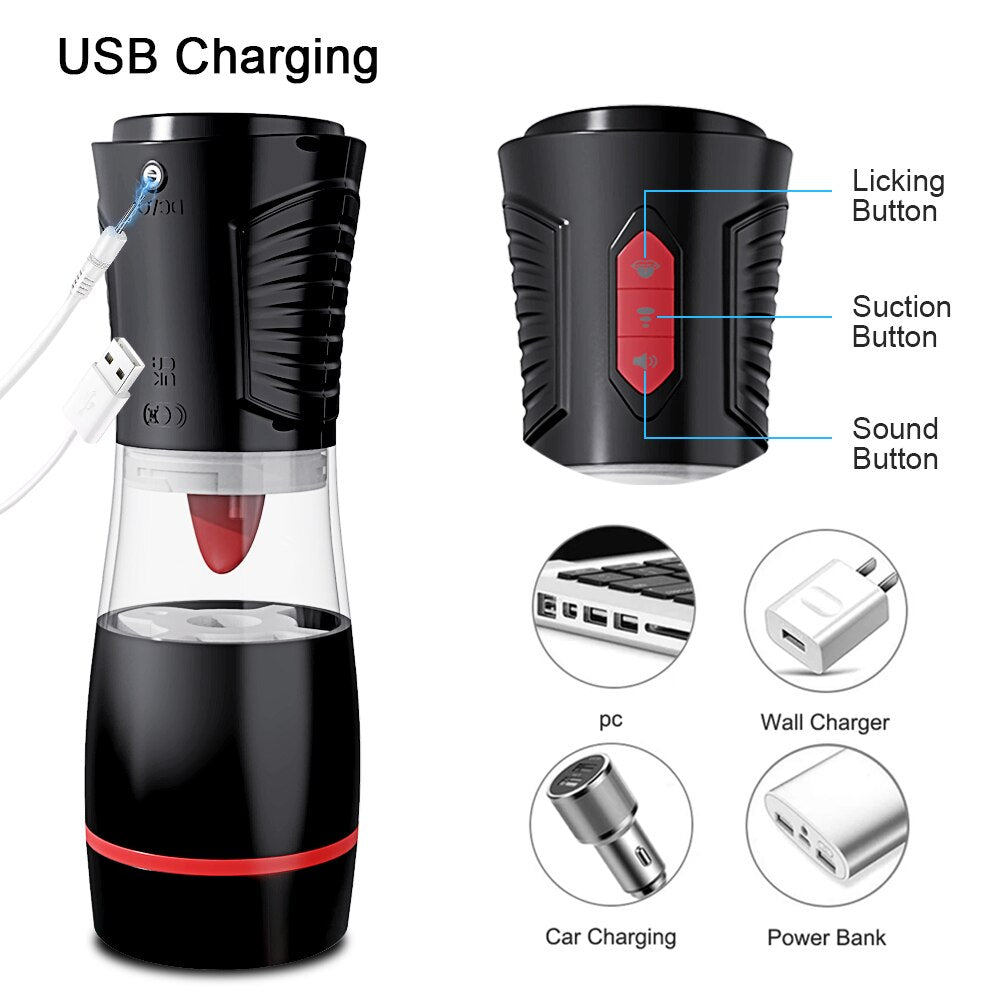 Automatic Penis Sucker Masturbators for Men, Adult Product 18, Sucking Machine, Male Vagina, Silicone Sexy Doll Masturbation Toys