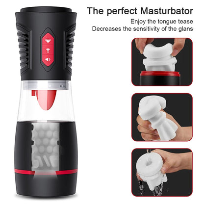 Automatic Penis Sucker Masturbators for Men, Adult Product 18, Sucking Machine, Male Vagina, Silicone Sexy Doll Masturbation Toys