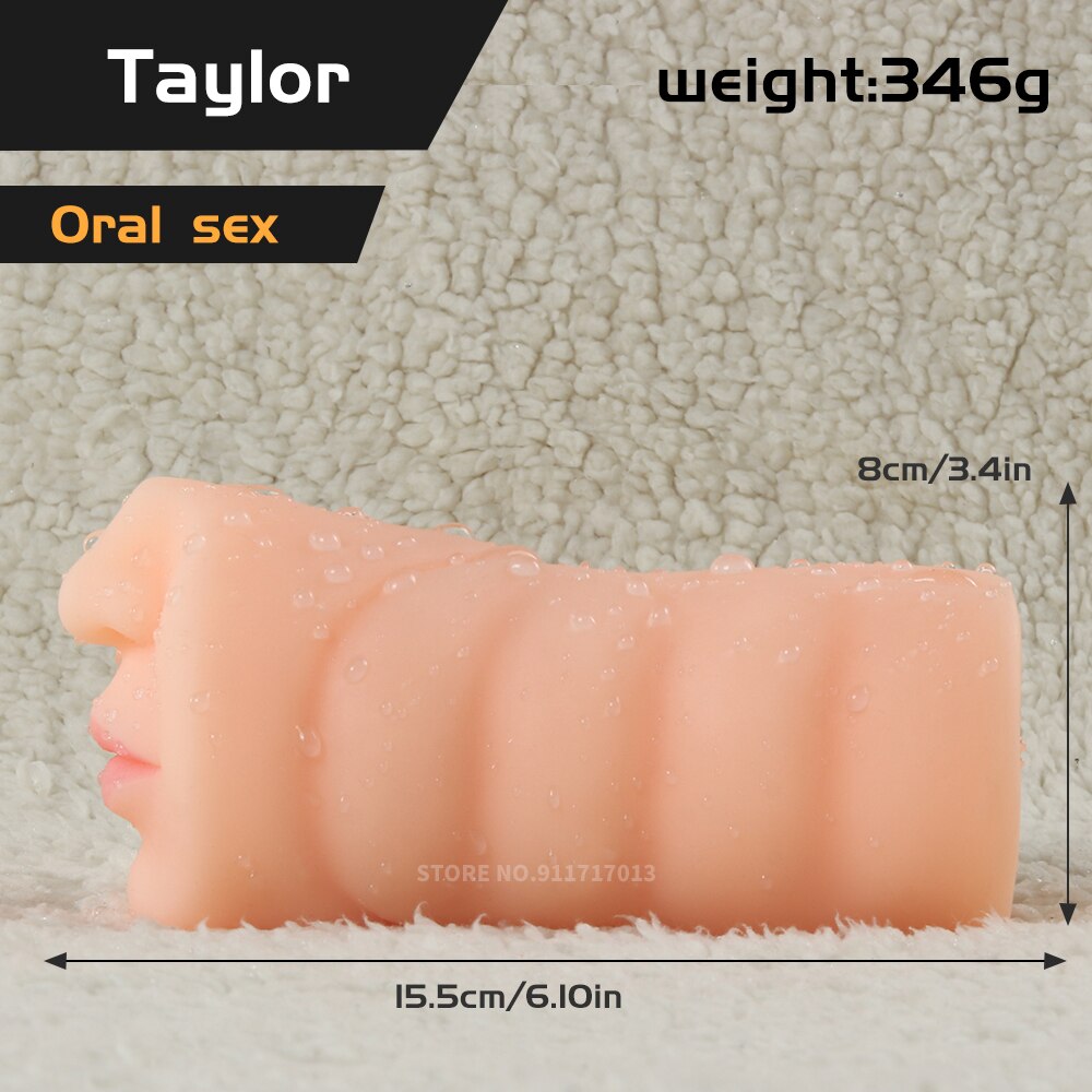 Realistic Vagina Pocket Artificial Male Masturbators Cup Soft Deep Realistic Anal Silicone Sex Toys