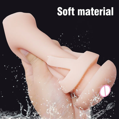 Male Masturbators for Men Vacuum Vagina Pocket Pussy Vaginator Endurance Exercise Masturbation Sex Toys Vibrator Masturb Cup