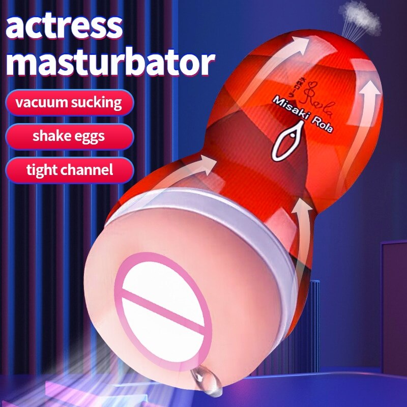 Male Masturbators for Men Vacuum Vagina Pocket Pussy Vaginator Endurance Exercise Masturbation Sex Toys Vibrator Masturb Cup