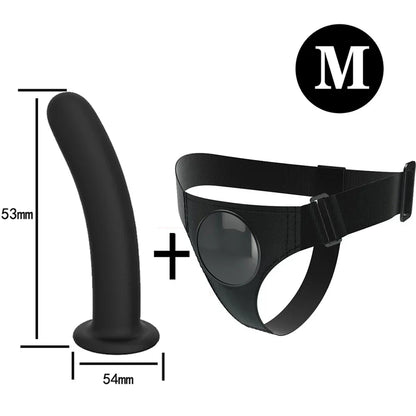 Men Strap On Dildo Panties Wearable Solid Penis Lengthen Sleeve Strapon Dildo Pants Harness Belt for Man Sex Toys For Woman Gay
