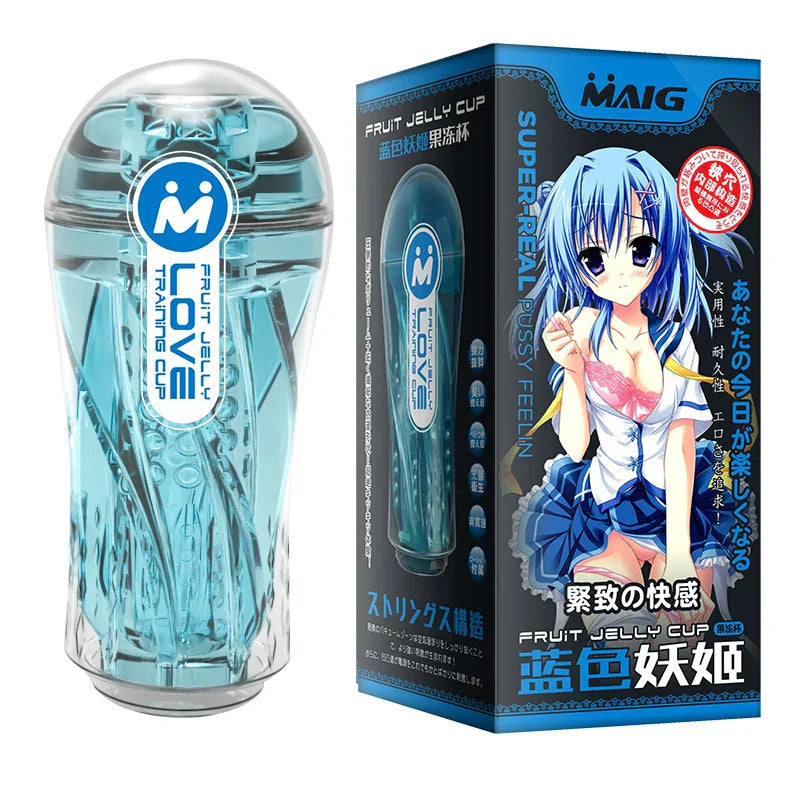 Men's Transparent Massage Masturbator Adult Erotic Toys Vagina Masturbation Blowjob Male Piston Automatic Masturbator Real Vagina