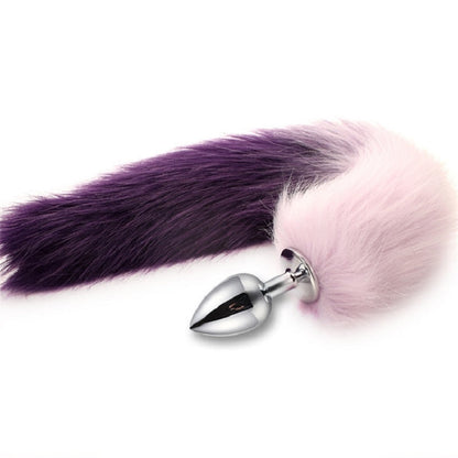 Metal Feather Anal Toys Fox Tail Anal Plug Erotic Anus Toy Butt Plug Sex Toys for Women and Men Sexy Butt Plug Adult Accessories