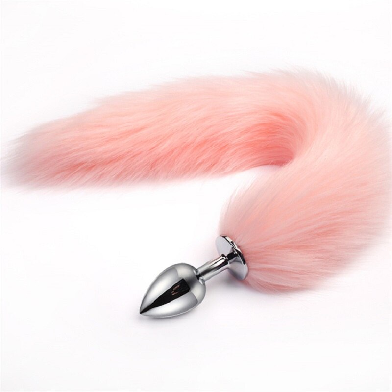 Metal Feather Anal Toys Fox Tail Anal Plug Erotic Anus Toy Butt Plug Sex Toys for Women and Men Sexy Butt Plug Adult Accessories