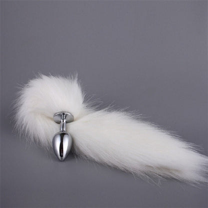 Metal Feather Anal Toys Fox Tail Anal Plug Erotic Anus Toy Butt Plug Sex Toys for Women and Men Sexy Butt Plug Adult Accessories