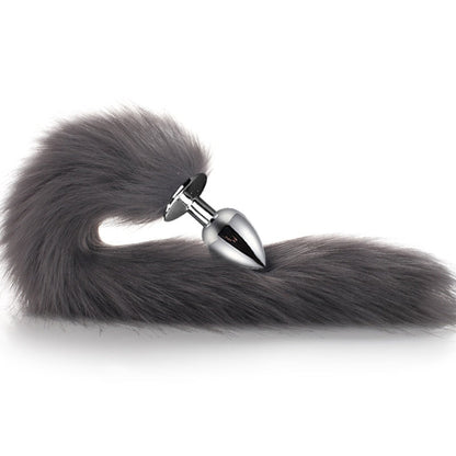 Metal Feather Anal Toys Fox Tail Anal Plug Erotic Anus Toy Butt Plug Sex Toys for Women and Men Sexy Butt Plug Adult Accessories