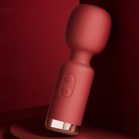 Mini AV Vibrator Magic Wand for Women Powerful Clitoris Stimulator USB Rechargeable Portable Female Massager Adult Sex Toy