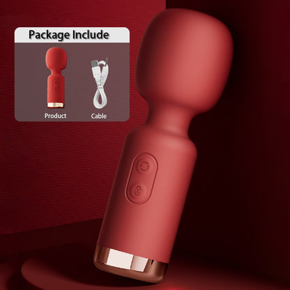 Mini AV Vibrator Magic Wand for Women Powerful Clitoris Stimulator USB Rechargeable Portable Female Massager Adult Sex Toy