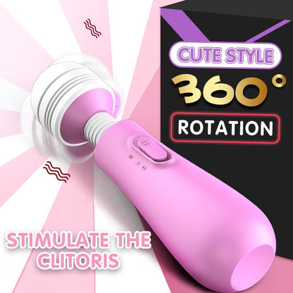 Mini AV Wand Tumbler Vibrator for Women Sex Accessories Nipple Clitoral Stimulator for Female Adults Masturbation Sex Toy