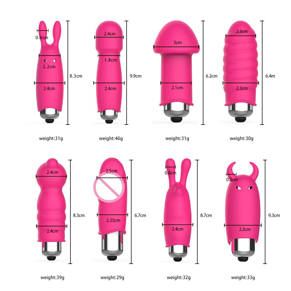 Mini G Spot Vagina Dildo Vibrator Jump Sex Toy for Women Masturbation Anal Plug Adult Game 18 Erotic Fidget Device