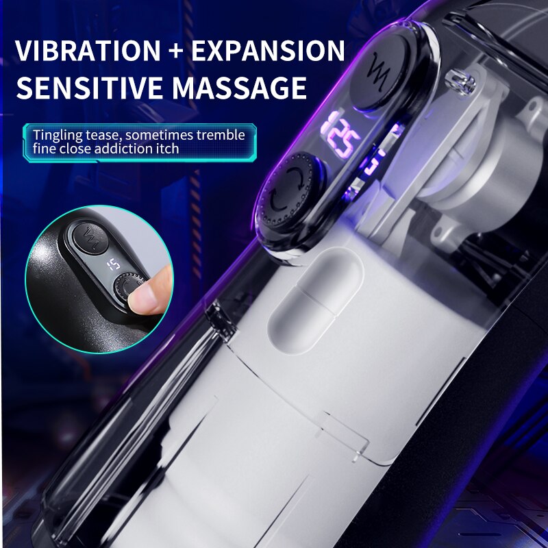Automatic Vibrator for Men, Orgasm Cup, Adult Sex Toys for Men, Masturbator