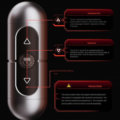 Automatic Male Masturbator Sex Toys Lips Vagina Self-Pleasure Device