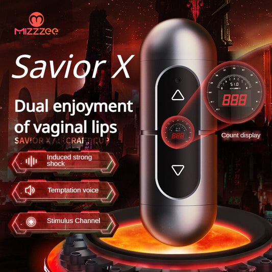 Automatic Male Masturbator Sex Toys Lips Vagina Self-Pleasure Device
