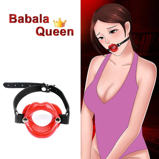Mouth Gag for Oral Sex Toys Silicone Lips Open Expander BDSM Slave Fetish BDSM Bondage Restraints Erotic Plug Women Couples Shop