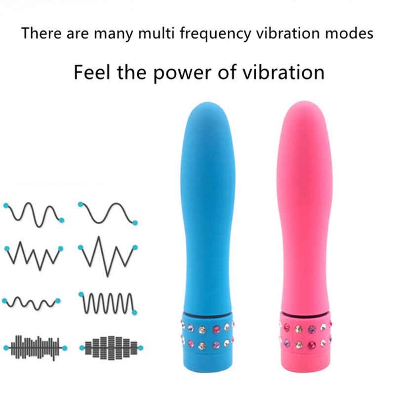 Multi-Speed Bullet Vibrator, Vaginal Massage G-Spot Vibrating Masturbation Dildo Sex Toy for Women, Vibrator Stick Sex Toy