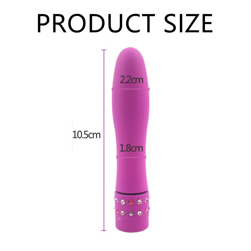 Multi-Speed Bullet Vibrator, Vaginal Massage G-Spot Vibrating Masturbation Dildo Sex Toy for Women, Vibrator Stick Sex Toy