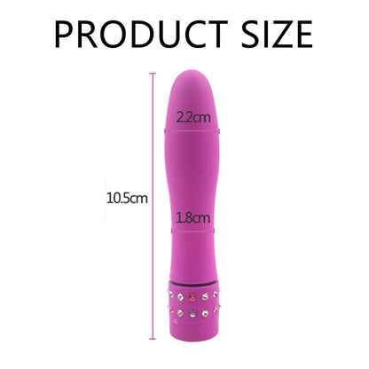 Multi-Speed Bullet Vibrator, Vaginal Massage G-Spot Vibrating Masturbation Dildo Sex Toy for Women, Vibrator Stick Sex Toy