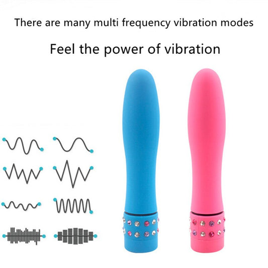 Multi-Speed Bullet Vibrator, Vaginal Massage G-Spot Vibrating Masturbation Dildo Sex Toy for Women, Vibrator Stick Sex Toy