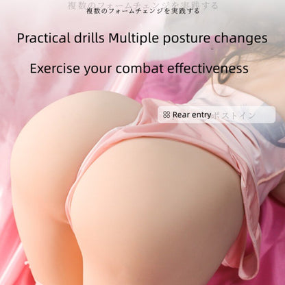 Naked Masturbation Masturbator Male Female Doll Masturbation Realistic Vagina Anal Breast Skeleton TPE Adult Sex Toy 18