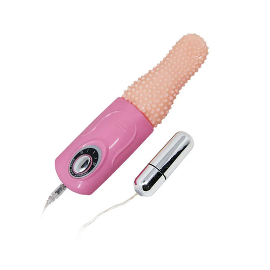New 3-function vibrating tongue. 3-speed vibrating silicone tongue vibrator.
