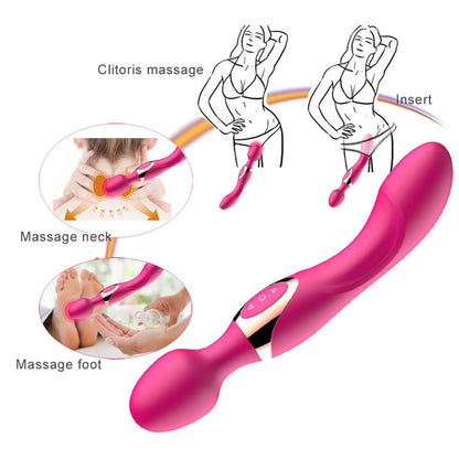 New AV Magic Wand G-Spot Massager. USB Rechargeable Big Stick Vibrators for Women, Female Sexy Clit Vibrator, Adult Sex Toys for Women.