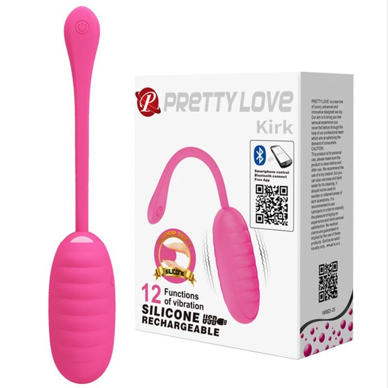 New App Control Bluetooth Vibrator Eggs 12 Speeds Pretty Love Vibrator Sex Toys for Women G Spot Clit Massage Female Masturbator