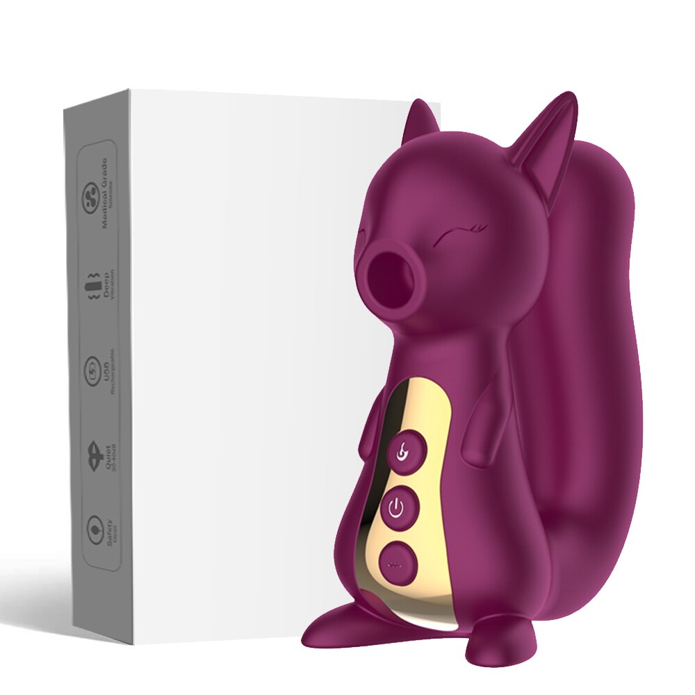 New Big Squirrel Clit Sucker Vaginal Suction Vibrator Female Clitoris Vacuum Stimulator Nipple Sexy Toy for Women Vibrator