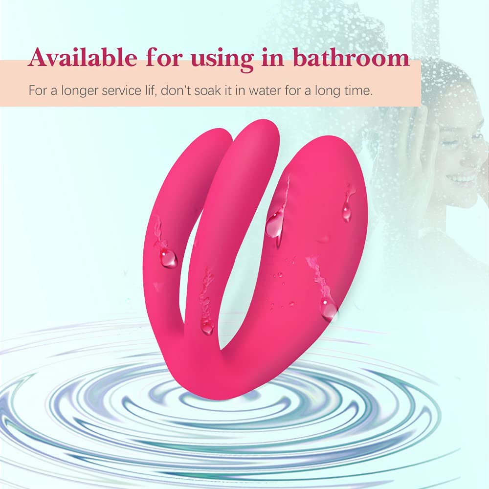 New Couple Vibrator Sex Toys, 3-Motor Couple Vibrators, 25M Remote Control Dildo Anal Vibrator Stimulator for Couples and Women