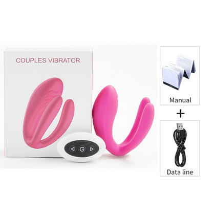 New Couple Vibrator Sex Toys, 3-Motor Couple Vibrators, 25M Remote Control Dildo Anal Vibrator Stimulator for Couples and Women