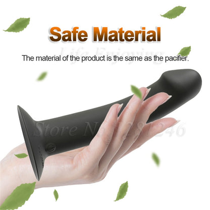New Unisex Vibrating Anal Butt Plug Prostate Massager Vaginal Stimulator Lesbian Strapon Dildo Vibrator Sex Toys for Men and Women