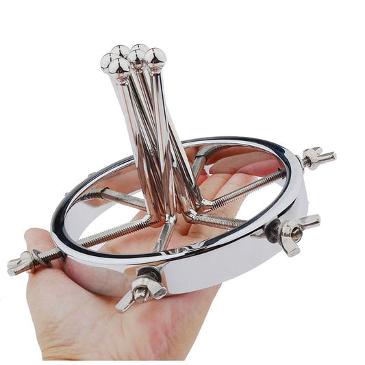 New Vaginal Speculum/Metal Anal Dilator Vaginal Dilator Clip Adjustable Size Anal Plug Adult Sex Toys for Female and Male Couples