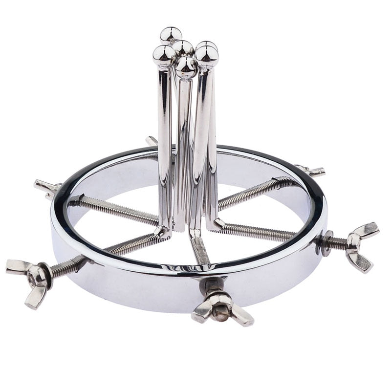 New Vaginal Speculum/Metal Anal Dilator Vaginal Dilator Clip Adjustable Size Anal Plug Adult Sex Toys for Female and Male Couples