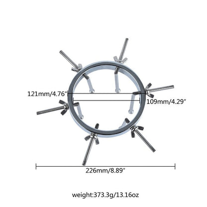 New Vaginal Speculum/Metal Anal Dilator Vaginal Dilator Clip Adjustable Size Anal Plug Adult Sex Toys for Female and Male Couples