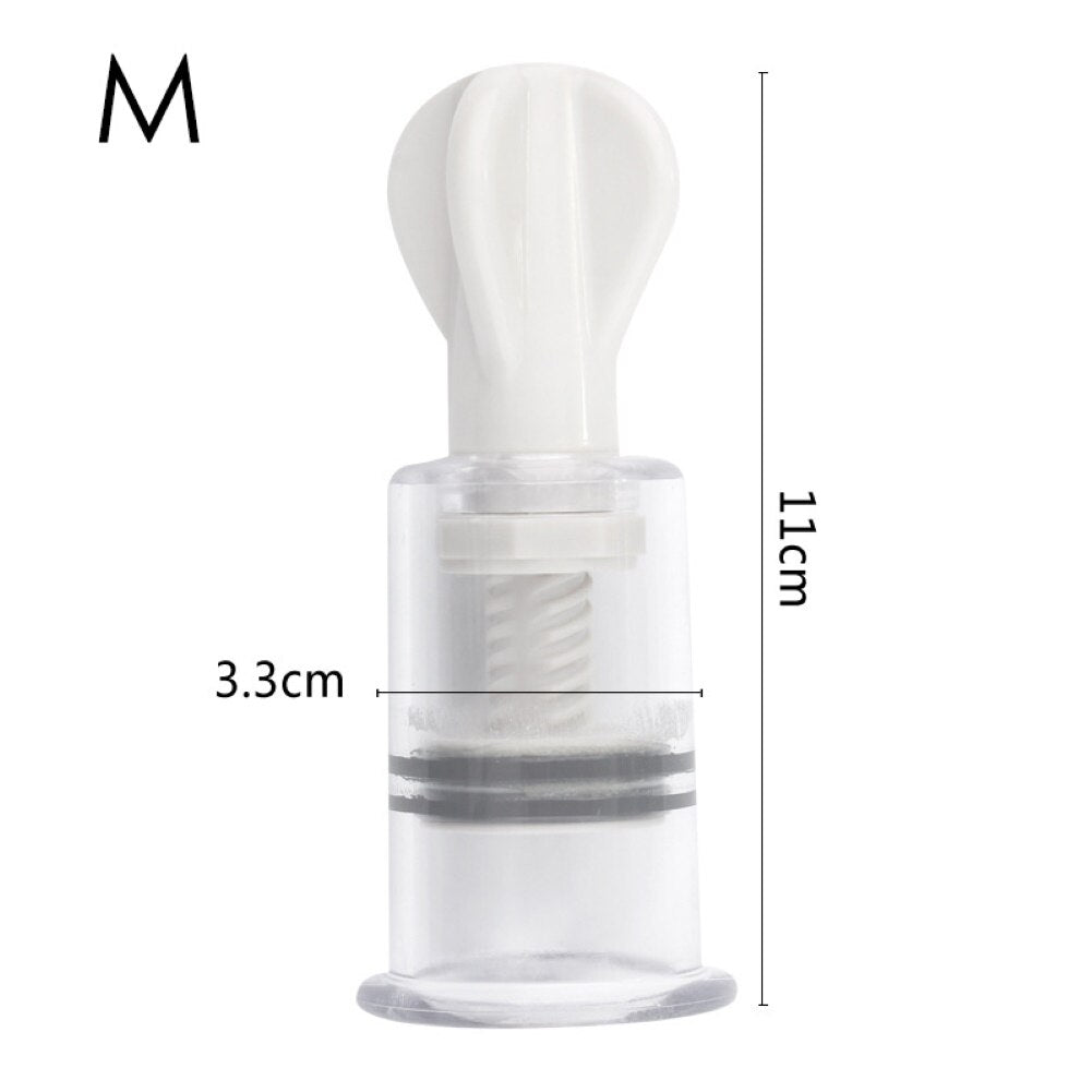 Nipple Vacuum Cup Sucker Pump Breast Enlargement Enhancer Stimulator Sex Toy Body Massage Cans Suction Enhancer Anti Cellulite