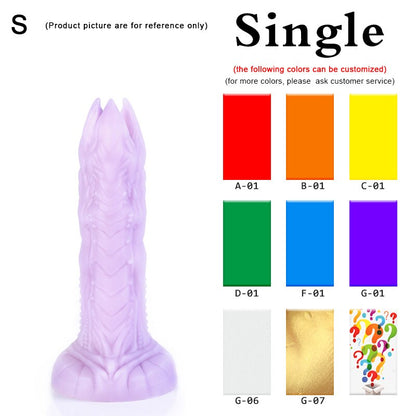 Nothosaur Soft Anal Plug Ovipositor Dildo Penis WITHOUT EGG Fantasy Dildo Vaginal Balls Buttplug for Men Women Sex Toys BDSM Toy