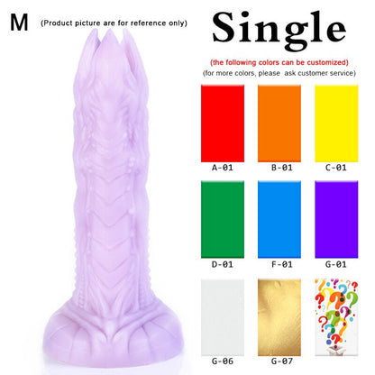 Nothosaur Soft Anal Plug Ovipositor Dildo Penis WITHOUT EGG Fantasy Dildo Vaginal Balls Buttplug for Men Women Sex Toys BDSM Toy