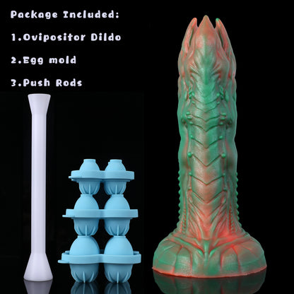 Nothosaur Soft Anal Plug Ovipositor Dildo Penis WITHOUT EGG Fantasy Dildo Vaginal Balls Buttplug for Men Women Sex Toys BDSM Toy