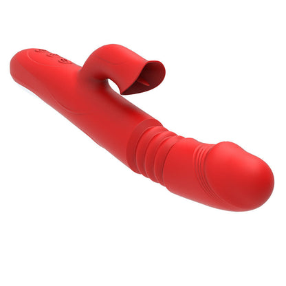 Rotating Heating Vibrator Telescopic G Spot Dildo Vibrator Anal Clit Stimulator Female Masturbation Sex Toy for Women
