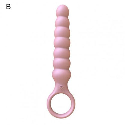 OLO Anal Plug Skin-friendly Smooth Universal 10-Frequency Vibration Silicone Female Prostate Massager Anal Beads Couple Sex Toys