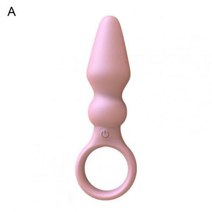 OLO Anal Plug Skin-friendly Smooth Universal 10-Frequency Vibration Silicone Female Prostate Massager Anal Beads Couple Sex Toys
