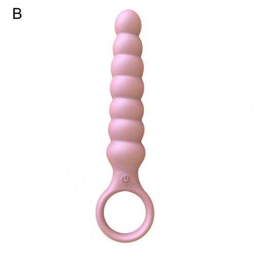 OLO Anal Plug Skin-friendly Smooth Universal 10-Frequency Vibration Silicone Female Prostate Massager Anal Beads Couple Sex Toys