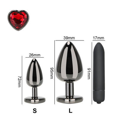 OLO S/M/L Butt Plug Bullet Vibrator Prostate Massager Multispeed Anal Plug Couple Anus Dilator Sex Toys for Men Women