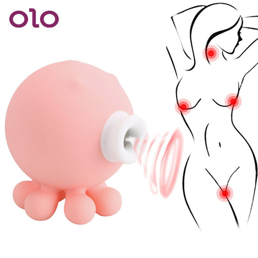 OLO Sex Toys for Women Anal Pussy 9 Speed Clitoris Vagina Oral Stimulator Nipple Massager Octopus Sucking Vibrator