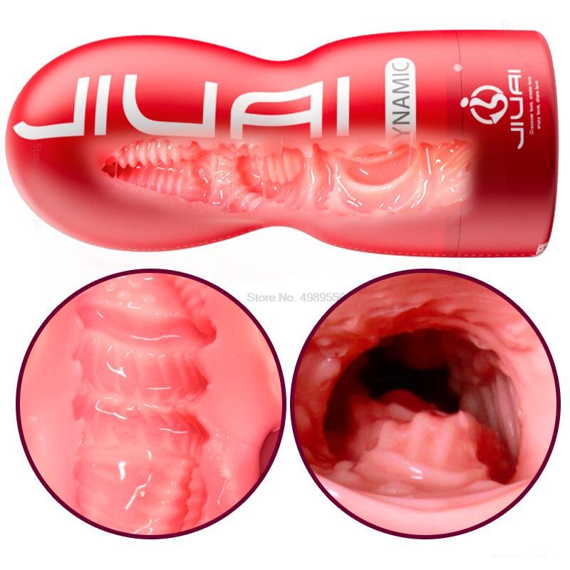 Silicone Doll Oral Sex Masturbation Cup for Men, Soft Masturbator Sexy Toy Pocket Pussy for Male Adult Goods 18+