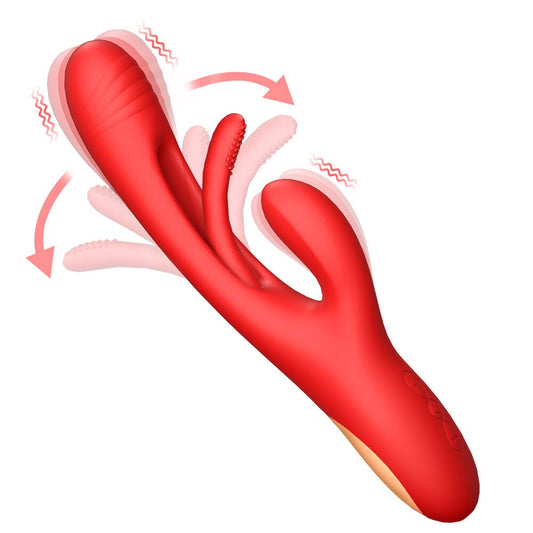 Rabbit Patting Vibrator Clitoris Stimulator Massager Powerful G Spot Vibrating Sex Toy Female Masturbator Adult Products